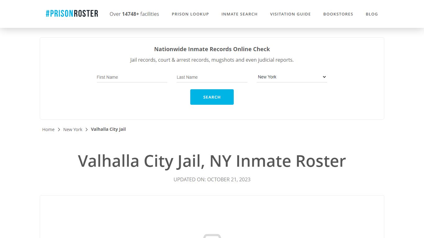 Valhalla City Jail, NY Inmate Roster - Prisonroster